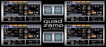 Quad Zamp Sample Player VSTi Plugin By Psychic Modulation Is Now FREE!