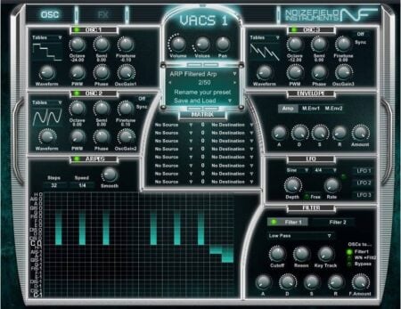 VACS Subtractive Synthesizer VSTi Plugin Released By Noizefield