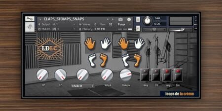 Claps-Stomps-Snaps free Kontakt instrument by Loops de la Creme.