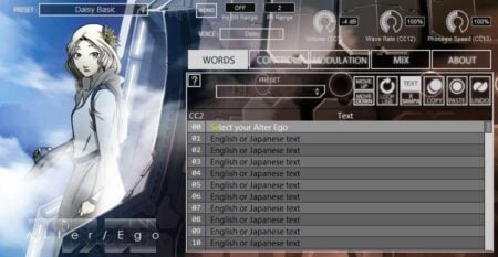Alter/Ego is a FREE singing synthesizer by Plogue!