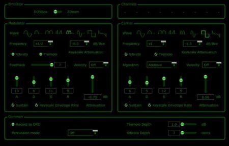 AdlibBlaster VST/AU plugin by Bruce Sutherland.