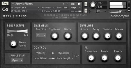 FREE Jerry's Pianos Kontakt Instrument by Cinesamples.