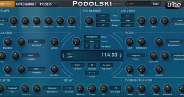 Podolski FREE VST3 Synthesizer by U-He!