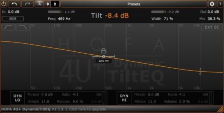 HOFA-Plugins Releases Free 4U+ DynamicTiltEQ