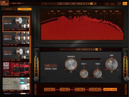 Free T-Chain Modular Channel Strip VST/AU Plugin by LVC-Audio