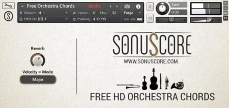 Free Orchestra Chords Kontakt Library Released By Sonuscore (WAV)