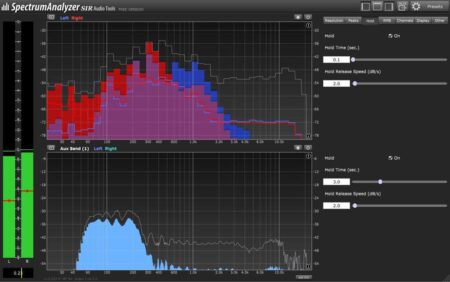 Free SpectrumAnalyzer VST/AU Plugin by SIR Audio Tools