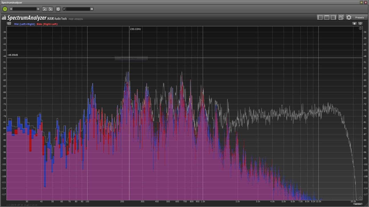 Simple Free Spectrum Analyzer Vst