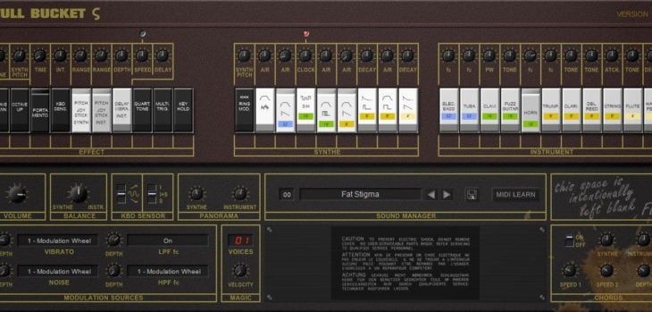Full Bucket Music Releases Free Korg Sigma KP-30 Emulation