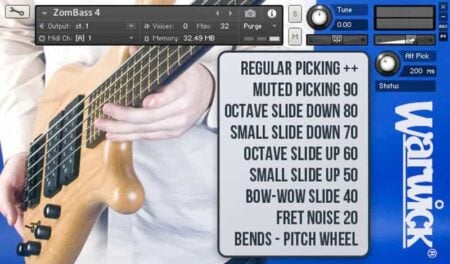 ZomBass 4 By Wilkinson Audio Is Free Until July 1st (NI Kontakt + WAV)