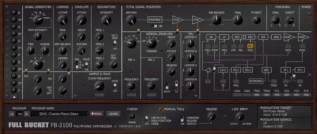 Full Bucket Music Releases Free Korg PS-3100 Emulation VST Plugin