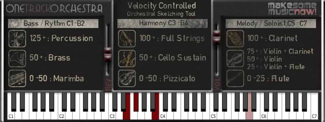 Free "One Track Orchestra" Virtual Instrument For Windows (VST)