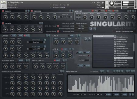 Homegrown Sounds Releases Free Singularity Lite For NI Kontakt