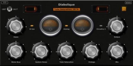 Diabolique Is A FREE Vintage Reel-To-Reel Tape VST Plugin For Windows Diabolique Is A FREE Vintage Reel-To-Reel Tape VST Plugin For Windows