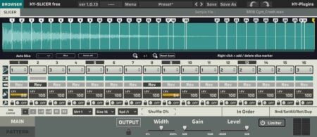HY-Slicer Is A FREE Loop Slicer VST/AU Plugin By HY-Plugins HY-Slicer Is A FREE Loop Slicer VST/AU Plugin By HY-Plugins