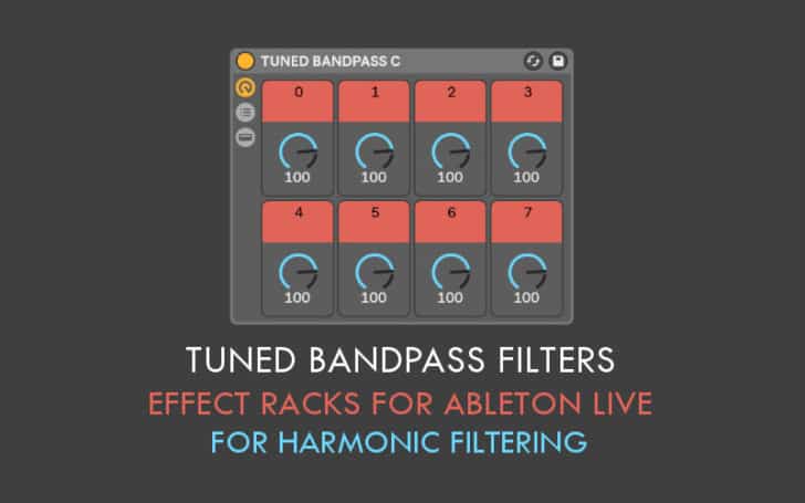 Free Tuned Bandpass Filters For Ableton Live By Sound Author