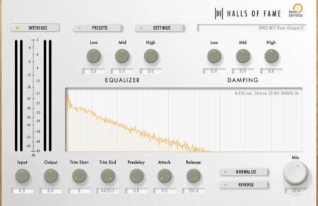 Halls Of Fame 3 Free Convolution Reverb By Best Service (VST/AU) Halls Of Frame 3 Free Convolution Reverb By Best Service (VST/AU)