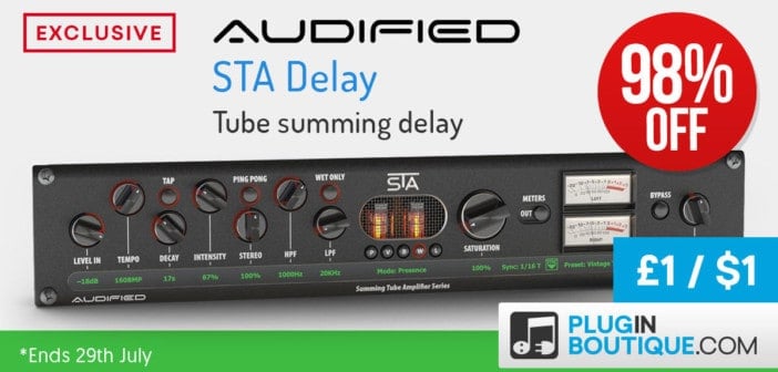 Get Audified STA Delay For $1 @ Pluginboutique ($49 Value)