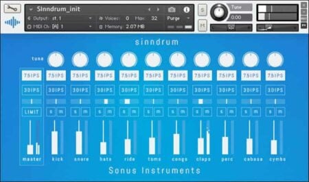 Sonus Instruments Releases Free SinnDrum For NI Kontakt