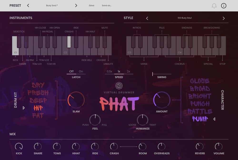 UJAM Virtual Drummer PHAT Is FREE Until September 10th! - Bedroom