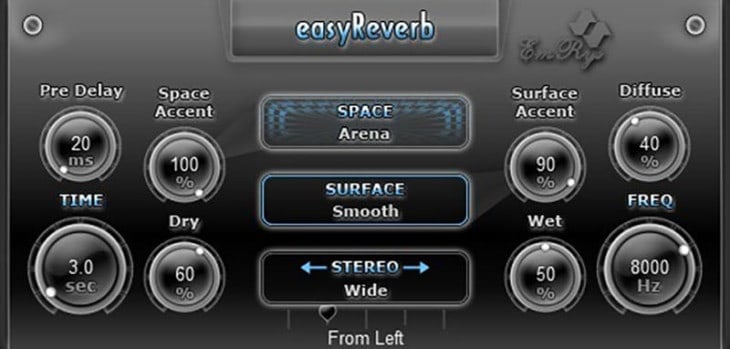 Free easyReverb VST/AU Plugin Released By SaschArt