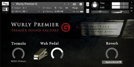 Premier Sound Factory Releases FREE Wurly Premier G (Kontakt)