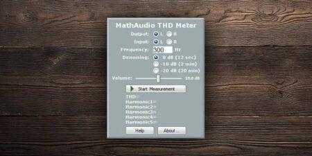 MathAudio Releases Free THD Meter VST/AU Plugin MathAudio Releases Free THD Meter VST/AU Plugin