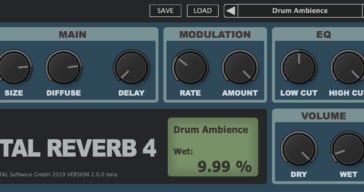 TAL-Reverb-4 Is A FREE Reverb VST/AU Plugin With 80s Character