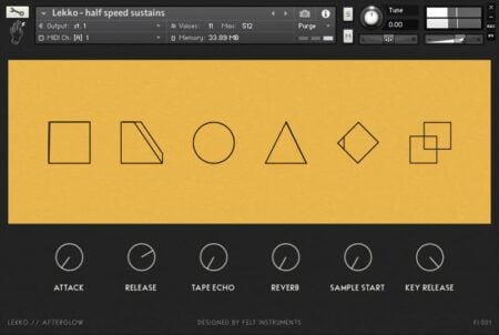 Felt Releases FREE Wolno Slow-Motion Piano For NI Kontakt