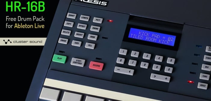 Free Alesis HR-16B Drum Pack For Ableton Live By Cluster Sound