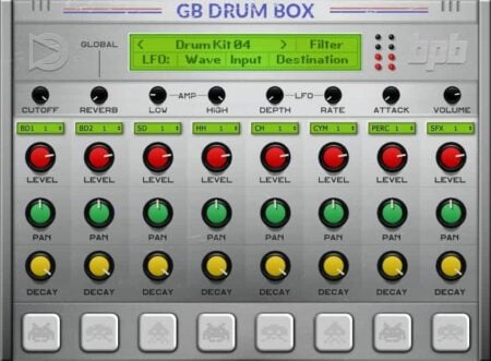 GB DrumBox Is A FREE Game Boy VST Plugin