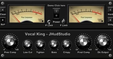 Vocal King Pro VST Plugin By JHudStudio Is Now FREE ($29 Value)