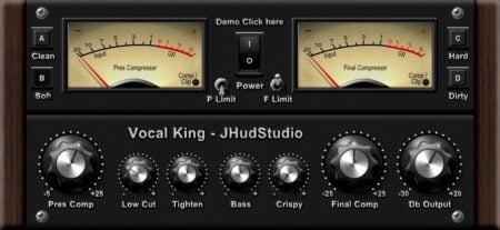 Vocal King Pro VST Plugin By JHudStudio Is Now FREE ($29 Value)