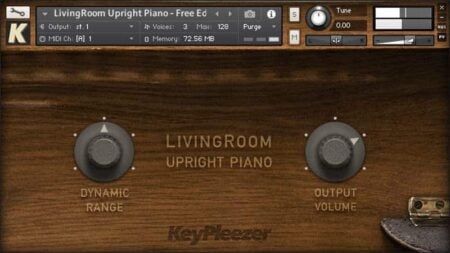FREE LivingRoom Upright Piano Sound Library