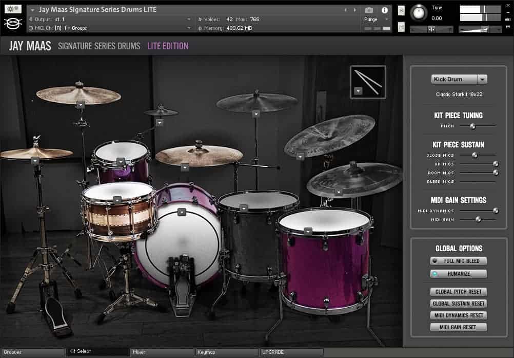 Jay Maas Signature Series Drums LE (Room Audio)