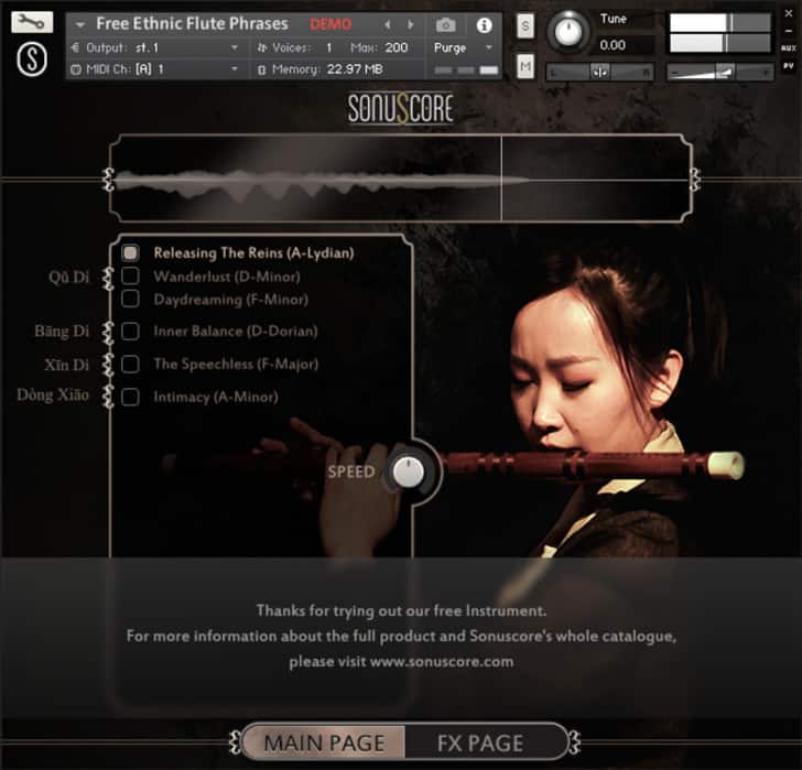 FREE Ethnic Flute Phrases by Sonuscore