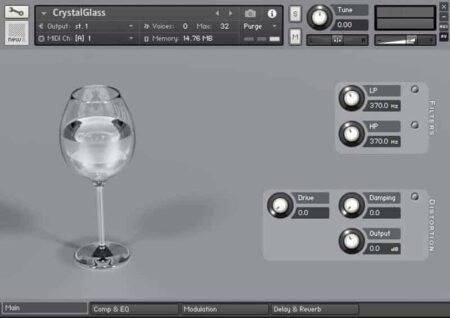 Free Crystal Glass Sound Library By Andreas T. (Kontakt + WAV)