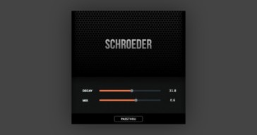 Schroeder Is A FREE Modeled Reverb Plugin For Mac Computers