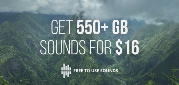 Get 550+ GB Of Royalty-Free Sounds For $16!