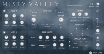 Misty Valley by Oblik Lines
