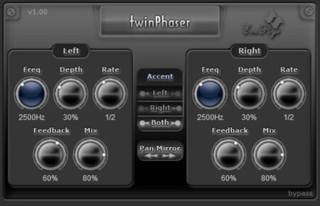 SaschArt Releases FREE TwinPhaser VST/AU Plugin