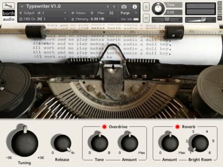 Typewriter by Borth Audio