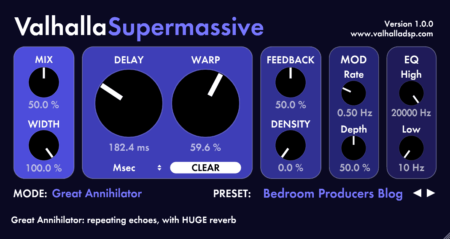 ValhallaSupermassive by Valhalla DSP