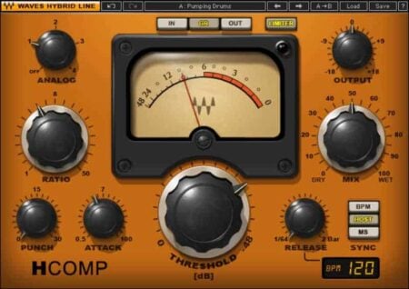Waves H-Comp Hybrid Compressor Is FREE @ Reason Studios