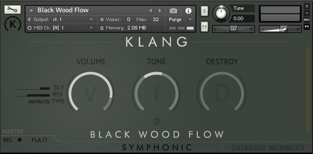 Klang SYMPHONIC: Black Wood Flow by Cinematique Instruments