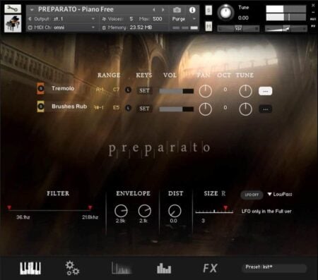 Preparato Piano Free by Xperimenta Project