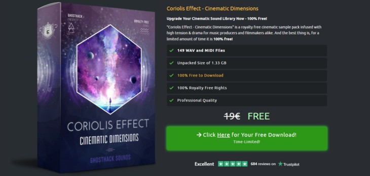 Coriolis Effect Is A FREE 1GB+ SFX Sound Library By Ghosthack