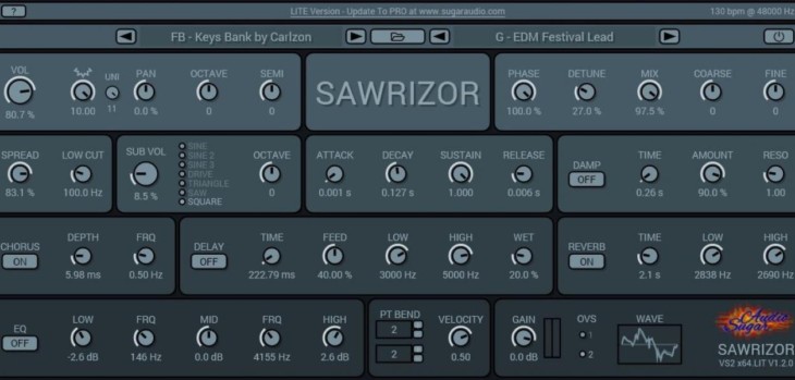 Sawrizor Lite by Sugar Audio
