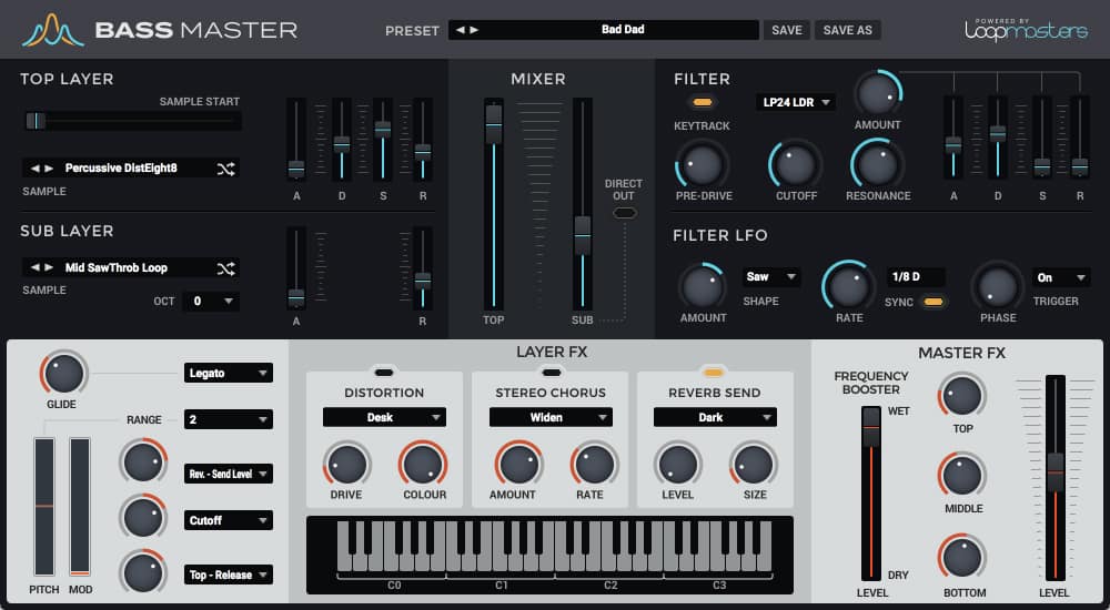 Bass Master by Loopmasters Plugins