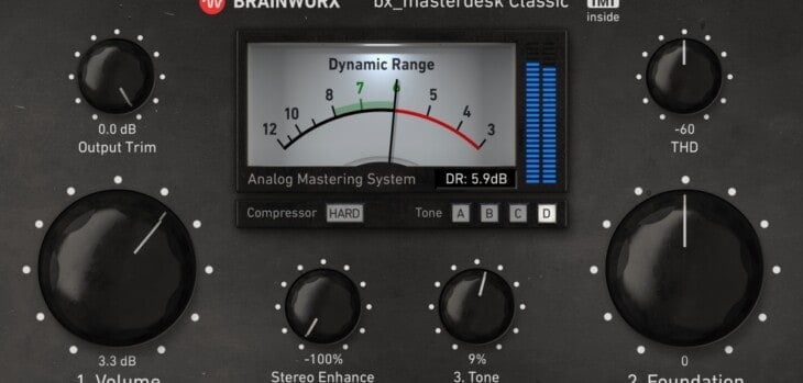 bx_masterdesk Classic Is A FREE Mastering Plugin From Plugin Alliance